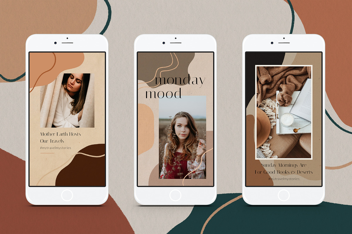 #InstaCool Instagram Story Templates, a Social Media Template by SilverStag Type Foundry (Photo 9 of 15)