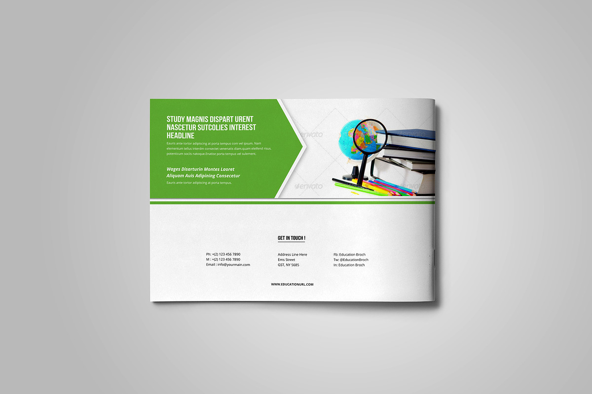 Education Brochure Template V2, a Brochure Template by JanySultana (Photo 7 of 14)
