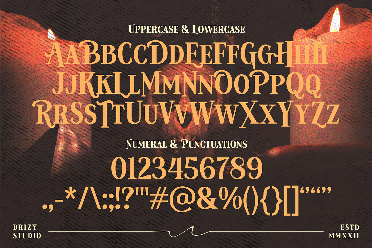 Dracers – Halloween Font, a Font by Drizy (Photo 8 of 10)