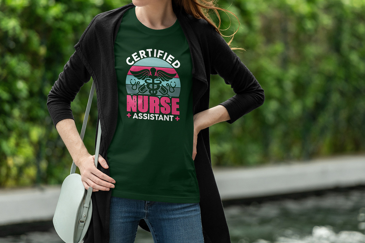 Nurse Assistant Shirt Design, a Graphic by Vector Portal (Photo 6 of 6)
