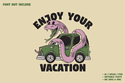 retro snake wrap around a car, a Branding & Logo Template by Judsart (Thumbnail 1 of 3)