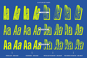 Hyugos | Condensed Shadow Font!!, a Sans Serif Font by Fateh.Lab (Thumbnail 2 of 12)