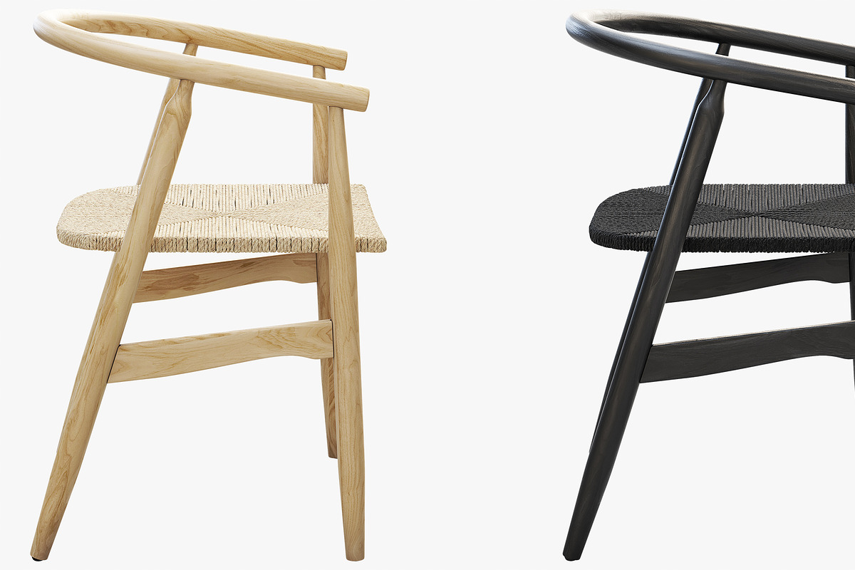 Joybird Rayne Dining Chair 2 options, a Furniture 3D Model by 3dmitruk (Photo 17 of 24)