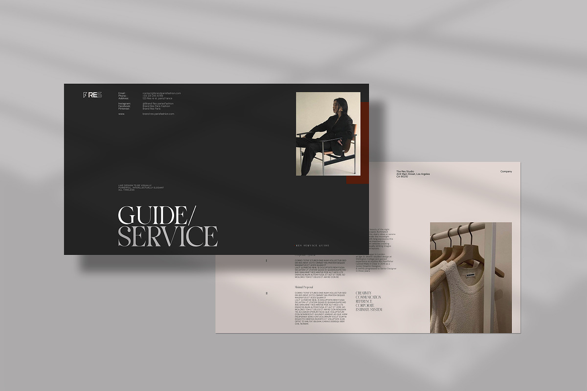 RES | Service Guide Template preview 2