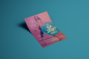 The Way She Moves Flyer Template