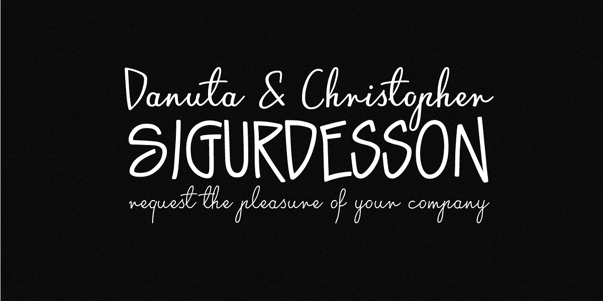 Gwidon, a Script Font by GRIN3 (Nowak) (Photo 5 of 5)
