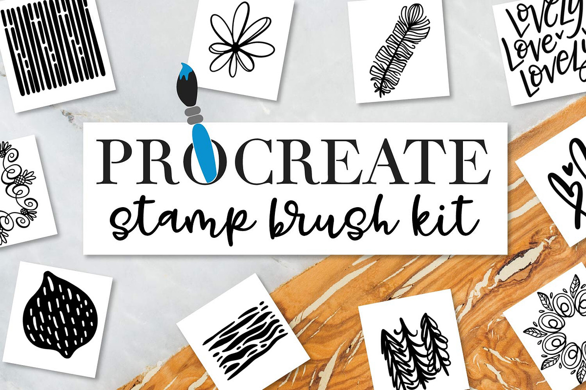 Procreate Stamp Brush Kit