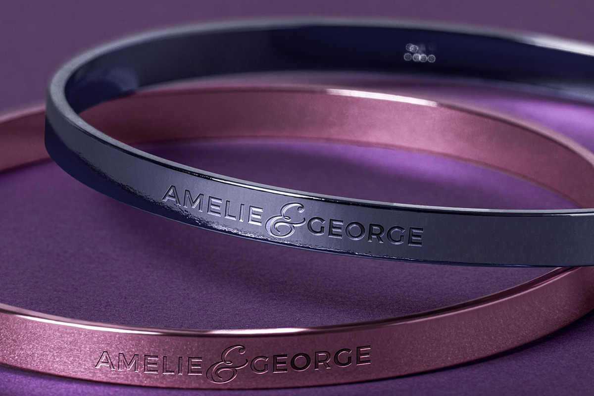 Engraved Metal Bracelet Logo Mockup, a Product Mockup by GfxFoundry