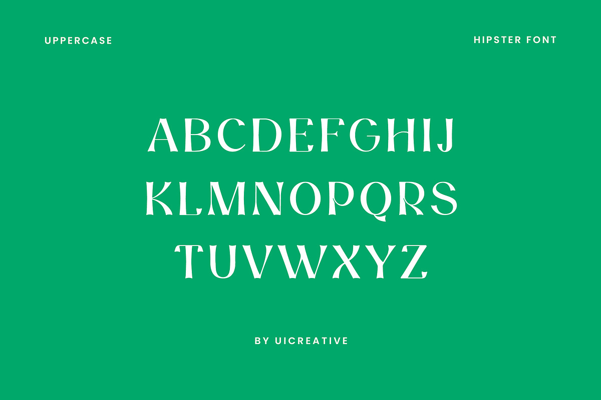 Milkway Hipster Sans Serif Font, a Sans Serif Font by UICreative (Photo 8 of 12)