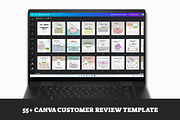 Customer Review Canva Frame Template, a Design Template by Waliullah Solutions (Thumbnail 2 of 5)