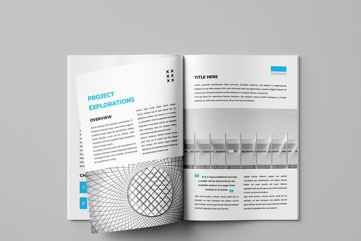 Minimal Business Project Proposal, a Brochure Template by mijli (Photo 8 of 14)