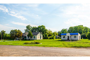 Typical rural houses in kursk region russia containing russia, meadow, and, an Architecture Photo by Leonid Andronov