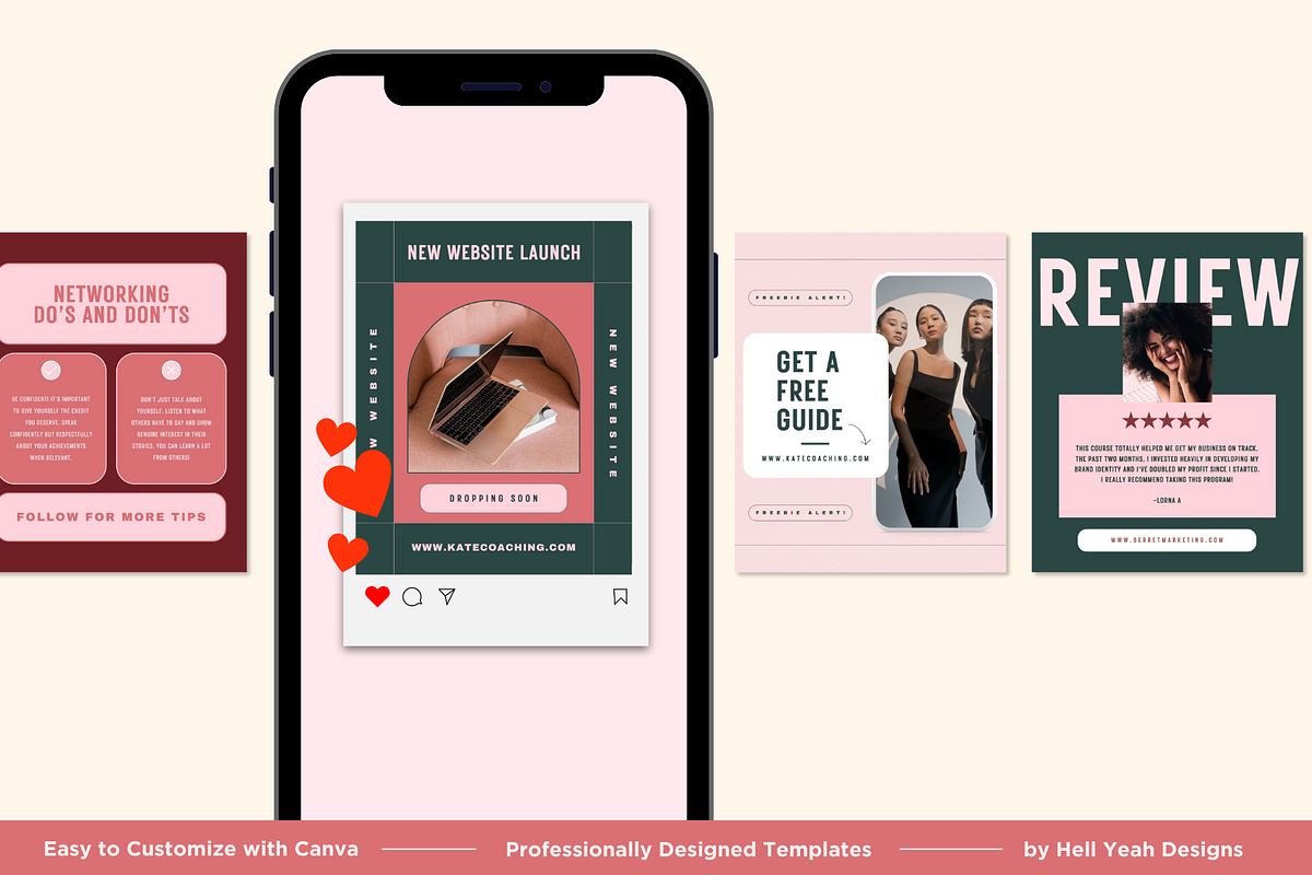 Coaching Post Templates, a Social Media Template by HellYeahDesigns (Photo 3 of 8)