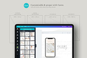 PS & CANVA Carlota - Social Media, a Social Media Template by Eviory (Thumbnail 2 of 15)