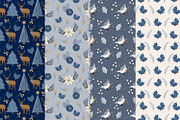Christmas Seamless Patterns, a Pattern Graphic by The Audacious Brush (Thumbnail 2 of 5)