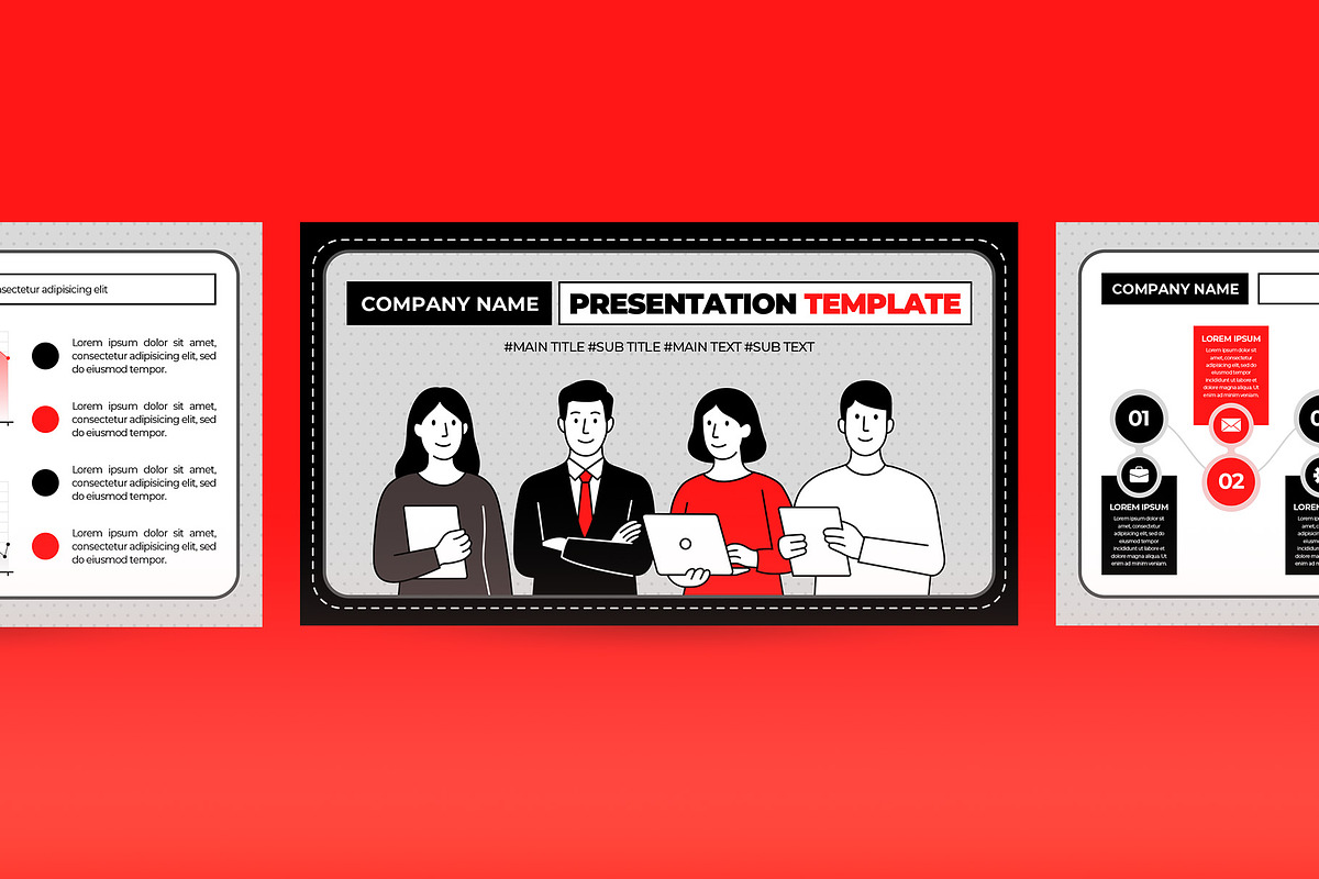 Business Plan PowerPoint Template, a Presentation Template by CreativeUP (Photo 2 of 6)
