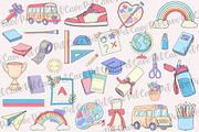 Back To School Clipart Bundle, an Education Illustration by Pet Cave (Thumbnail 2 of 3)
