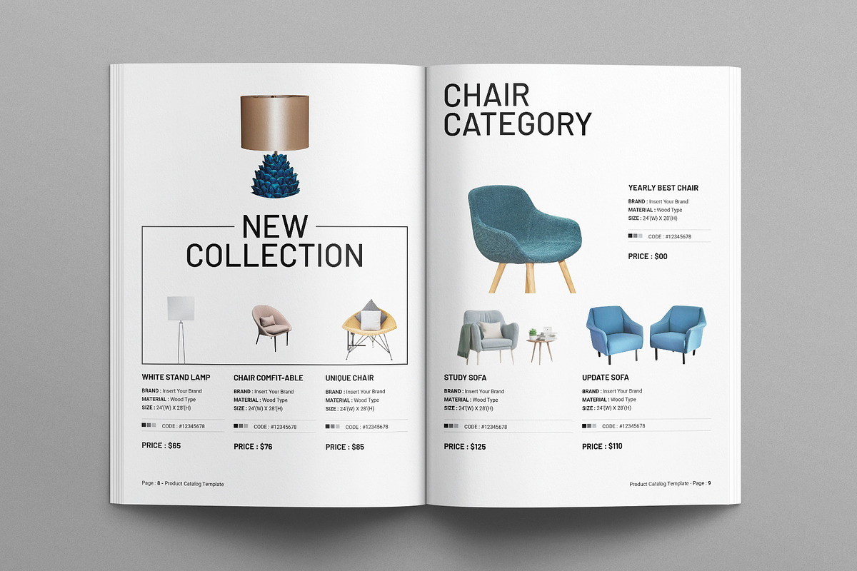 Product Catalog Template, a Brochure Template by E-Type (Photo 4 of 7)