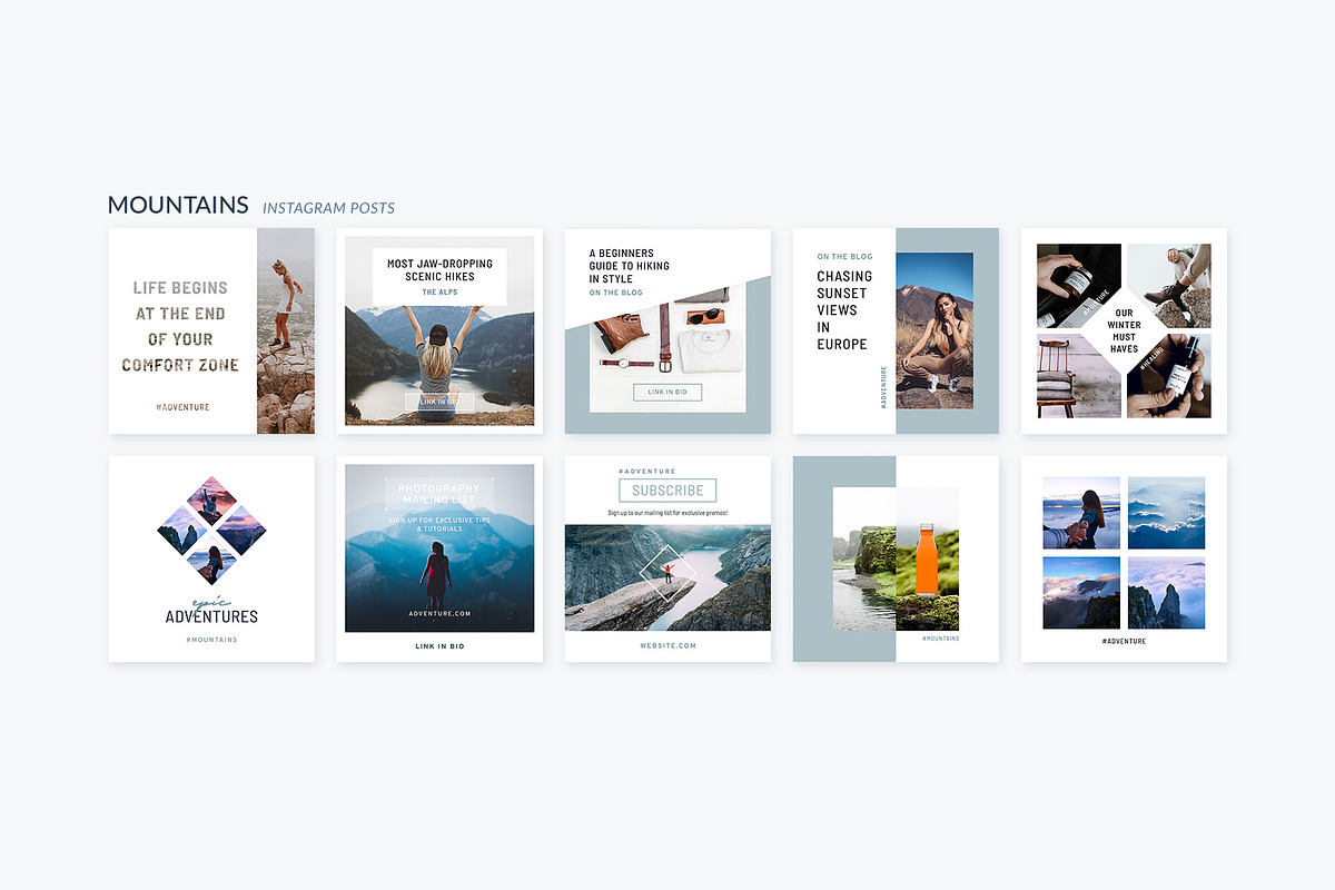 CANVA & PS Complete Instagram Bundle, a Social Media Template by Poego Social (Photo 30 of 52)