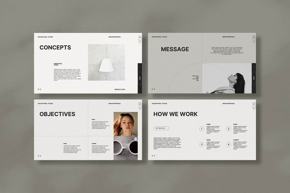 Brand Proposal Template, a Presentation Template by GoldenPixelStudio (Photo 6 of 10)
