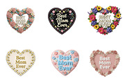 Best Mom Ever Mother's Day Clipart, an Illustration by GatewayDesign (Thumbnail 2 of 3)