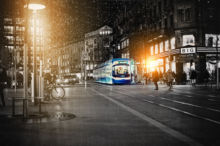 This city never sleeps, a Photo by Peopleimages.com