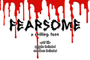Fearsome - a chilling font, a Font by Ewing Design Co. (Thumbnail 1 of 3)