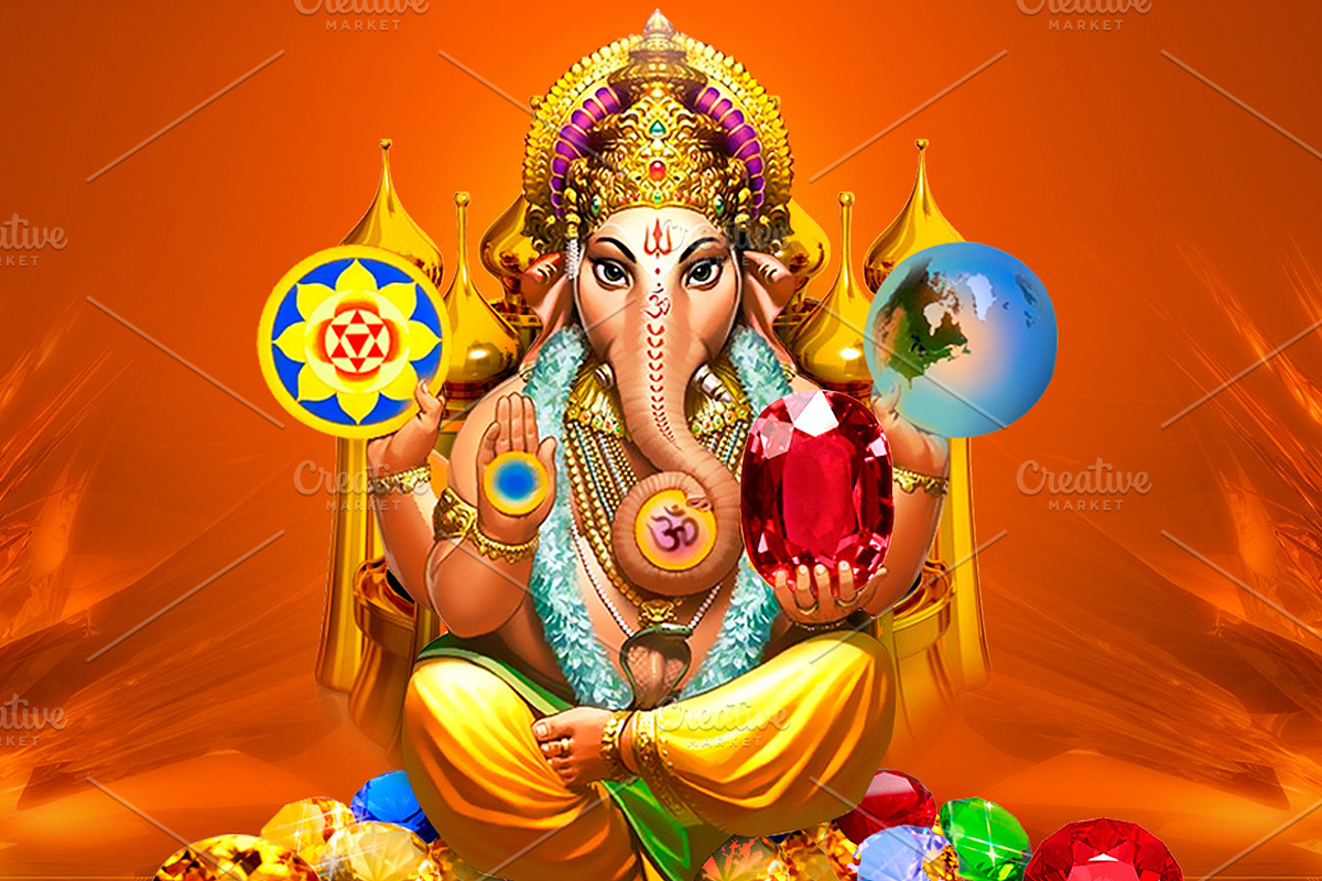 Ganesha PSD Design – God of Wisdom, a Graphic by &LAMS (Photo 2 of 4)