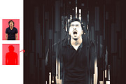 Glitch Duotone Effect Photoshop, an Action Add-On by MRI STUDIO (Thumbnail 11 of 15)