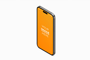 Isometric iPhone 14 Pro Mockup Pack, an iPhone Mockup by DreamVisuals (Thumbnail 6 of 6)
