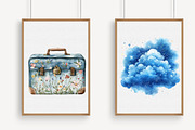 Dusty Blue Spring Clipart, an Illustration by Libby Wishes (Thumbnail 6 of 9)