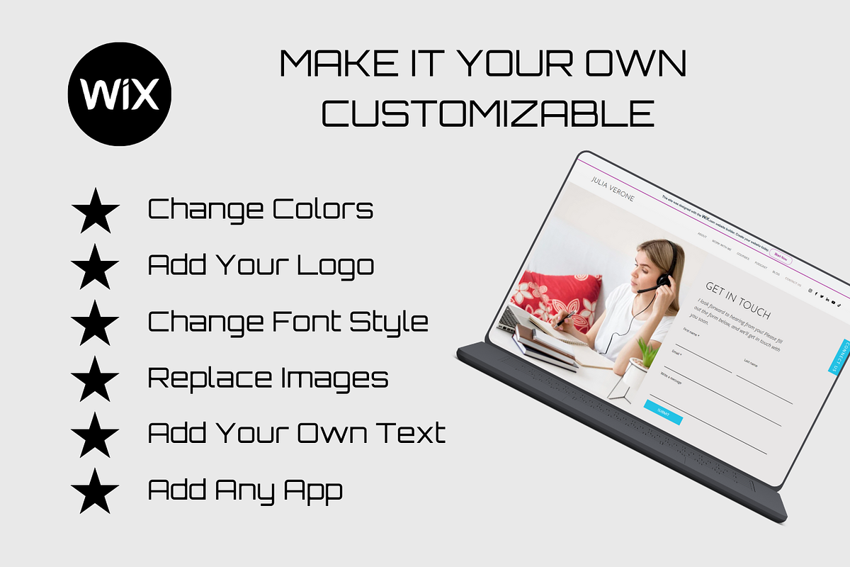 Wix Photography Website Template, a Wix Template by Simple Hyped (Photo 4 of 5)