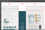 Arthis Spirulina Packaging Templates, a Marketing Template by fisihsani (Thumbnail 5 of 8)