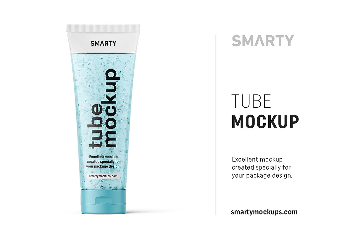 Cosmetic tube mockup, a Packaging Mockup by Smarty Mockups (Photo 1 of 5)