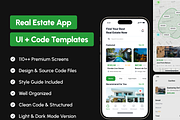 Real Estate UI Kit + Code Templates, an UI Kit Template by Moni Studio (Thumbnail 1 of 4)
