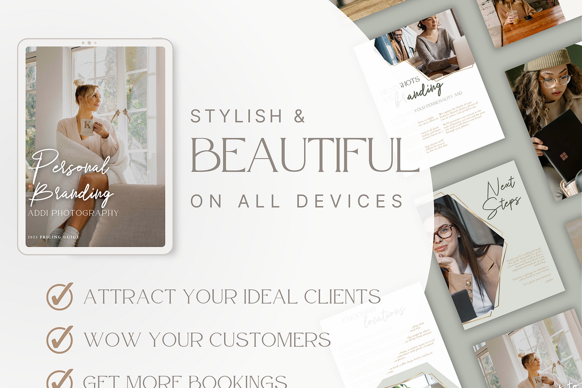 GOLD Personal Brand Photography Guid, a Magazine Template by Signature Edits (Photo 7 of 10)