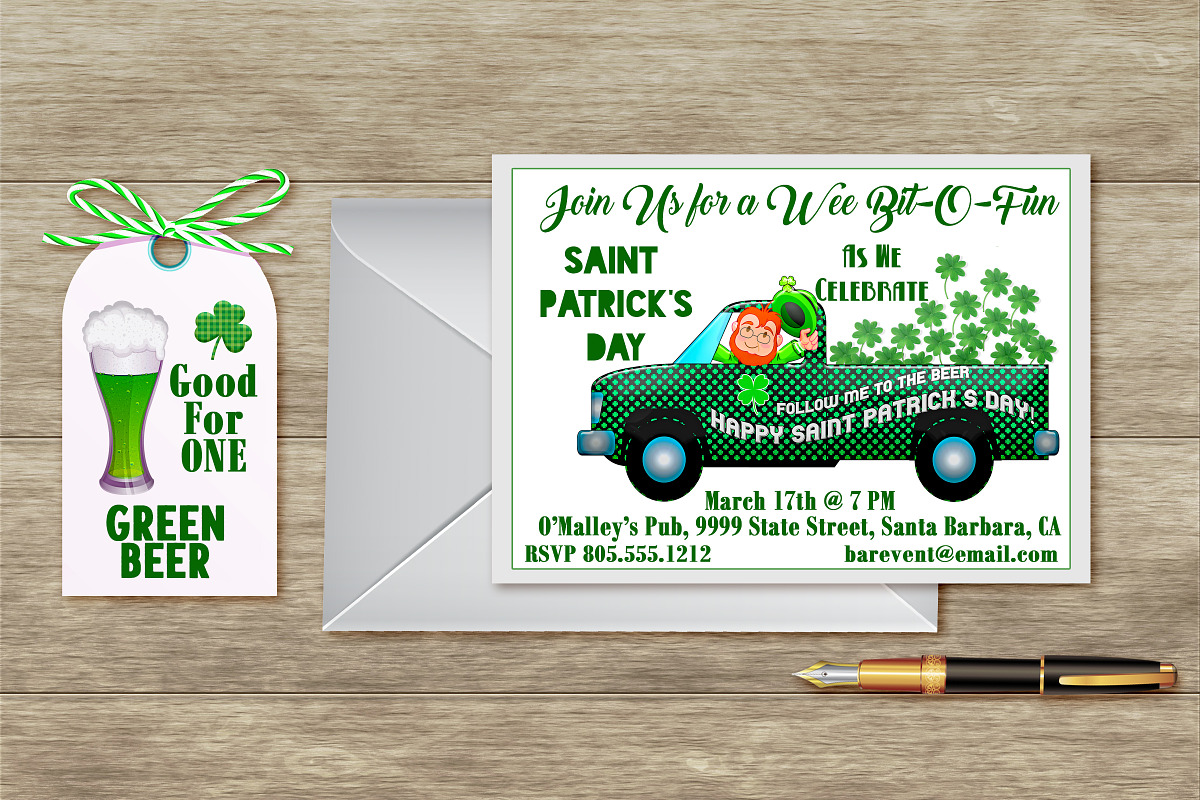 St Patrick's Day Clip Art, an Illustration by FrankiesDaughtersDesign (Photo 8 of 8)