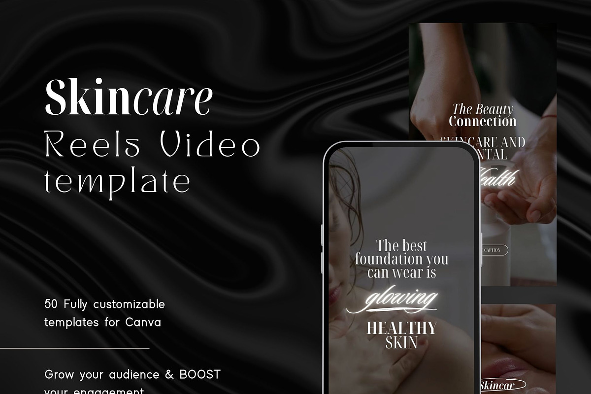 Skincare Instagram Reel Templates, a Social Media Template by design4social (Photo 3 of 9)