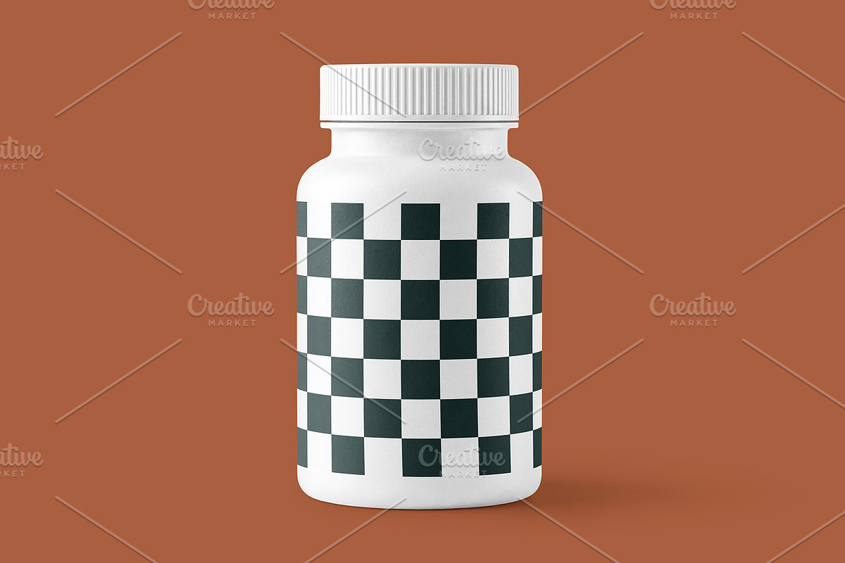 Matte Pills Bottle Mockup, a Packaging Mockup by Country4k (Photo 2 of 2)