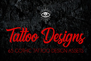 Gothic Tattoo Design Assets 65 Icons, an Object Graphic by Retouchlab (Thumbnail 1 of 4)