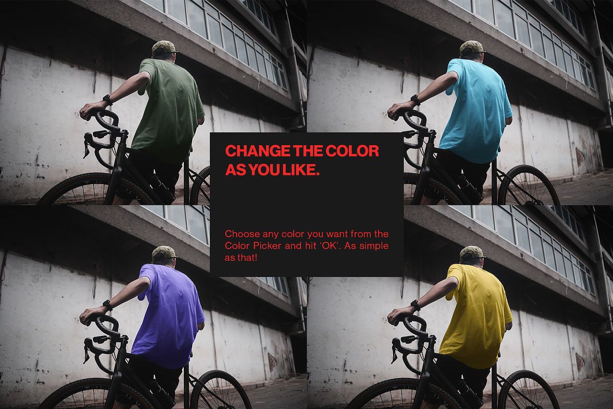 CYCLING T-SHIRT MOCKUP, a Shirt Mockup by XAL (Photo 3 of 7)