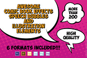 Comic Elements Vector HUGE Set!, an Illustration by FourLeafLover (Thumbnail 2 of 13)