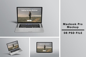 Macbook Pro Mockups, an iPhone Mockup by mahremdesign