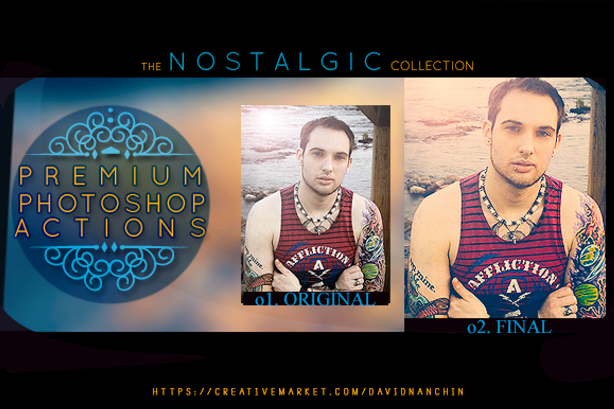 The N O S T A L G I C collection, an Action Add-On by PS action shop (Photo 1 of 3)