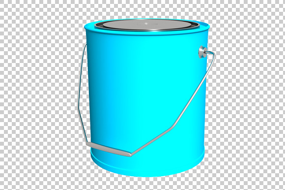 Paint Bucket - 3D Render PNG preview 3