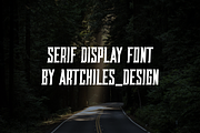 Droppling - Font, a Serif Font by artchiles_design (Thumbnail 3 of 5)