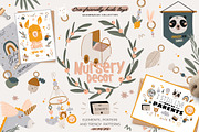 Nursery kids clipart, quotes, prints, a Decorative Illustration by Ruslana Lubenets (Thumbnail 1 of 13)