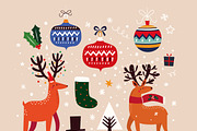 Merry Christmas collection, a Seasonal Illustration by MoleskoStudio (Thumbnail 11 of 22)