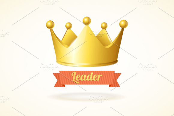 Vector golden crown preview 3