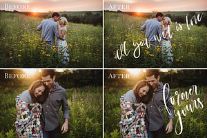 Valentine's Day Photo Overlays Vol.4